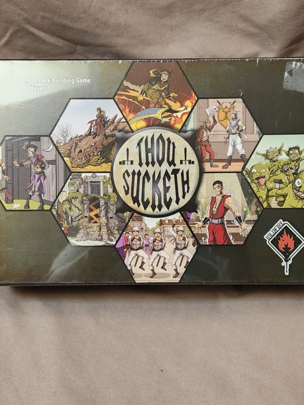 THOU SUCKETH A Not So Nice Deck Building Game - NEW - Picture 2 of 7